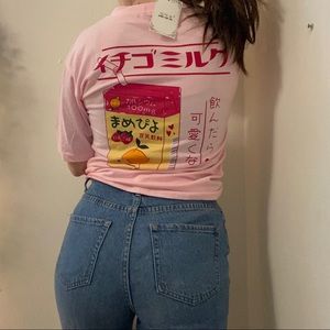 Yesstyle Strawberry Milk Tshirt